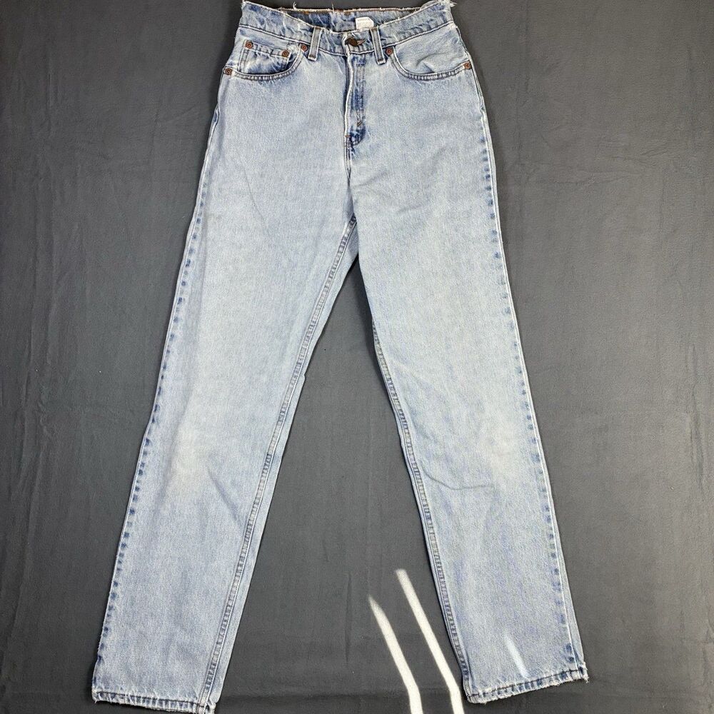 Vintage Levi's 560 Jeans Mens 26x33 Light Wash Loose Fit Straight Denim USA Made